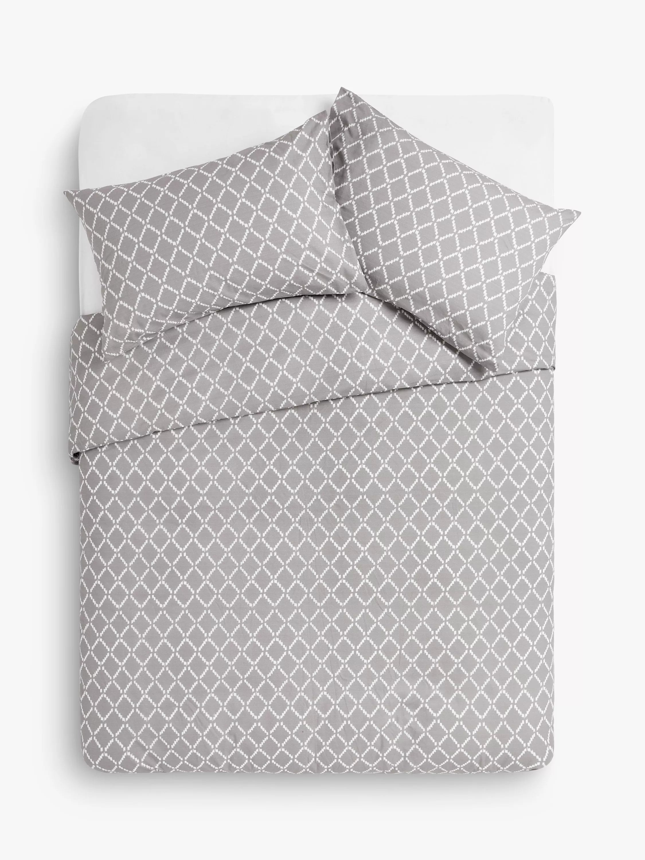 John Lewis ANYDAY Diamonds Duvet Cover Set - McGrocer