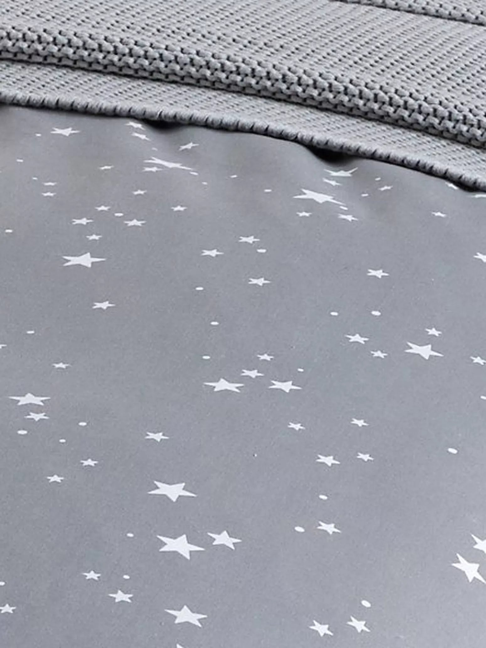 John Lewis Easy Care Stardust Reversible Duvet Cover and Pillowcase Set - McGrocer