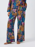 AND/OR Midnight Leopard Pyjama Bottoms, Green/Multi - McGrocer