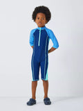 Maillot de bain Sunpro Colorblock pour enfants John Lewis, bleu/multicolore