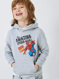 Sweat à capuche Spider-Man pour enfant, gris, de la marque Brand Threads