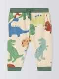 John Lewis Baby Dino Print Joggers, Multi - McGrocer