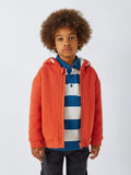 Sweat à capuche zippé doublé Borg pour enfants de John Lewis, orange
