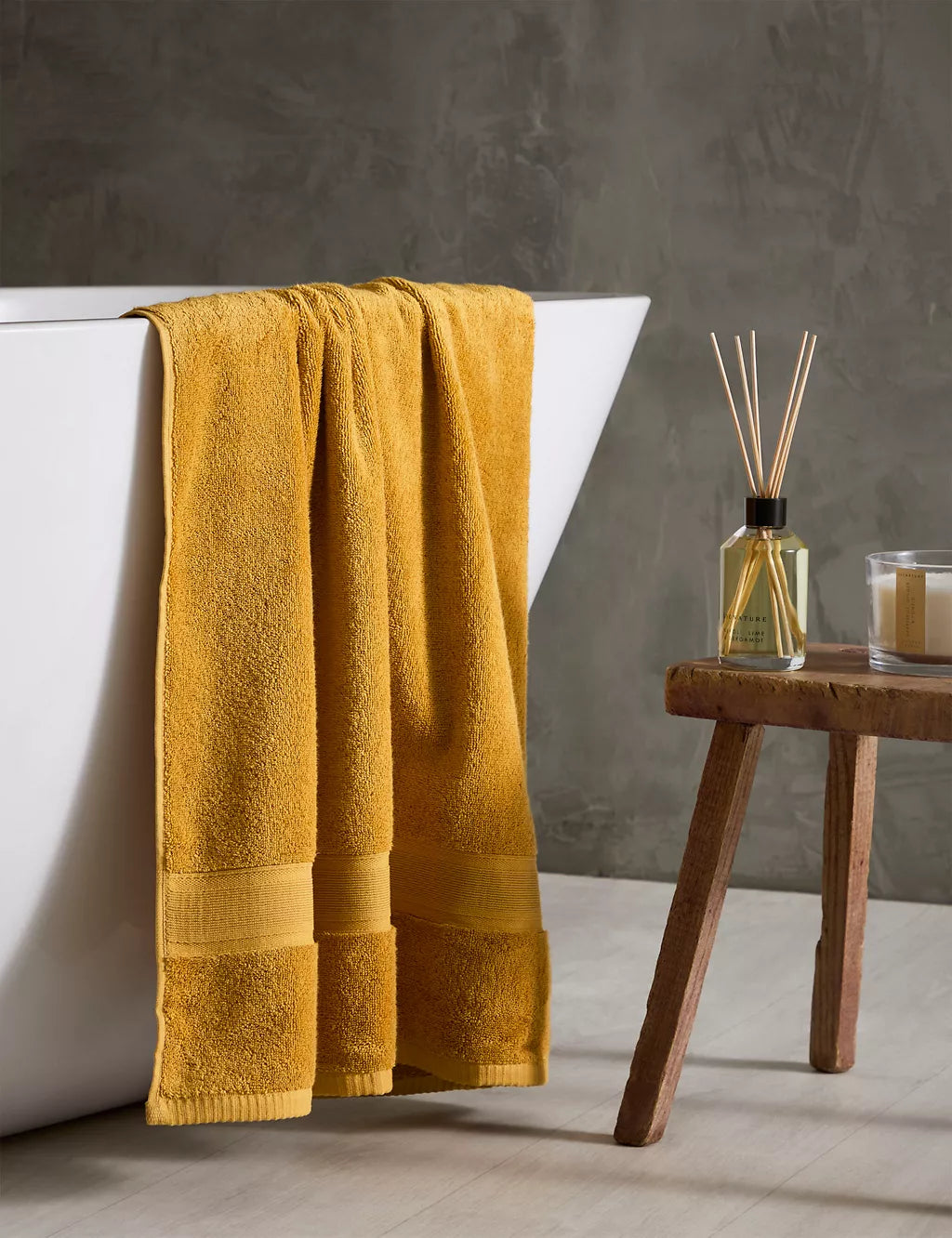 Super Soft Pure Cotton Towel Bathroom M&S