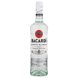 Bacardi Carta Blanca Superior White Rum 70cl - McGrocer