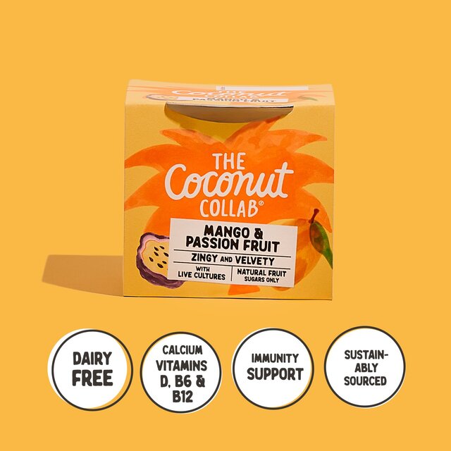 The Coconut Collab Mango & Passionfruit Coconut Yoghurt 100g - McGrocer