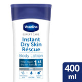 Vaseline Expert Care Instant Dry Skin Rescue Body Lotion Cream Bottle 400ml face & body skincare Sainsburys
