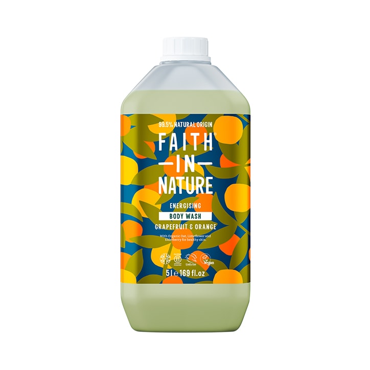 Faith in Nature Fragrance Free Body Wash 5L - 999368