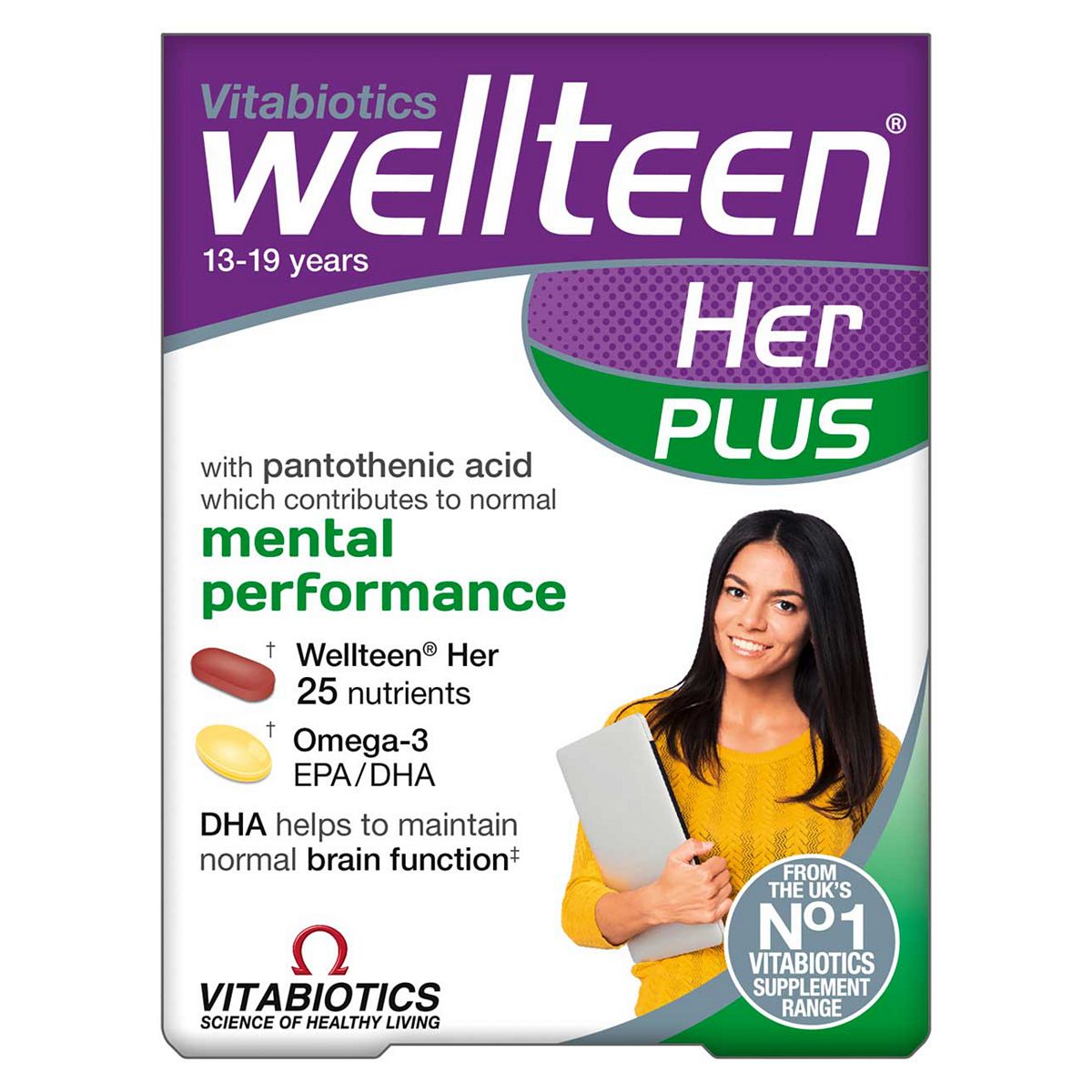 Vitabiotics Wellteen Her Plus - 56 Pack GOODS Boots