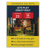 Activity Superstore Lets Play Crazy Golf