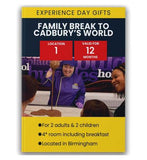 Activity Superstore Family Break to Cadburys World