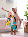 Poncho à capuche pour enfants Disney Princess