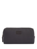 OSPREY LONDON Trousse de toilette Grantham en toile cirée et cuir, petit modèle, noir