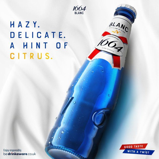 1664 Blanc Premium Lager Beer Bottles 4 x 330ml - McGrocer