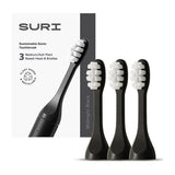 SURI Replacement Toothbrush Heads Black GOODS Boots