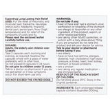 Superdrug Long Lasting Pain Relief Ibuprofen 8 Tabs 200mg GOODS Superdrug