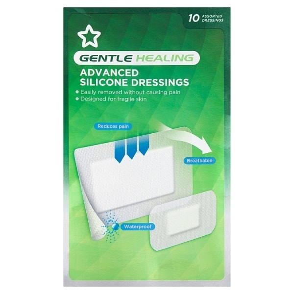 Superdrug Advanced Silicone Wound Dressing Gentle Healing 11 GOODS Superdrug