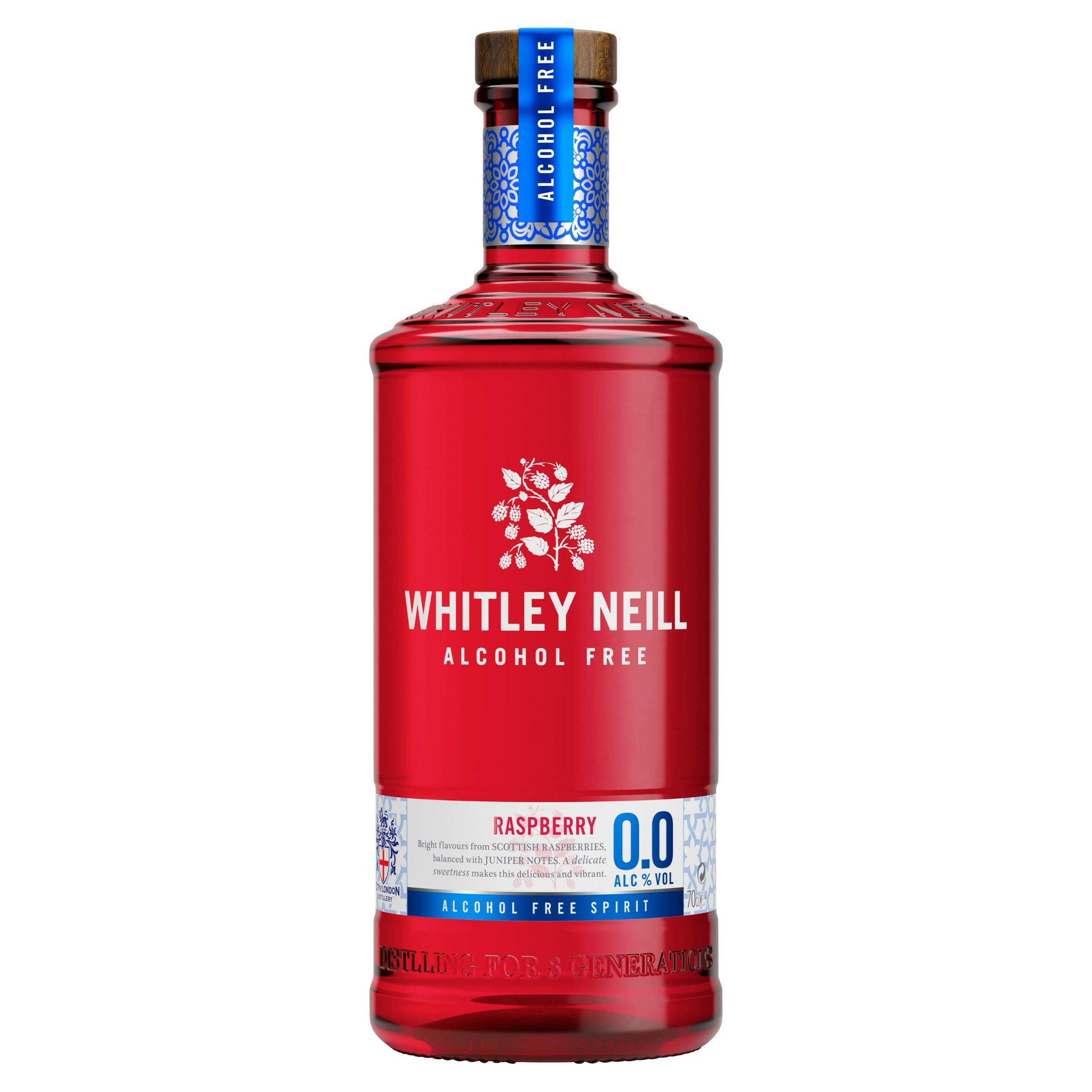 Whitley Neill Raspberry Alcohol Free Spirit 70cl GOODS Sainsburys