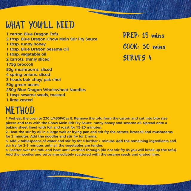 Blue Dragon Chow Mein Stir Fry Sauce 120g - McGrocer