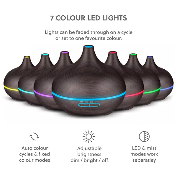 WellbeingMe Aroma Diffuser & Tea Tree Essential Oil Set (LW) GOODS Superdrug