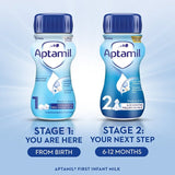 Aptamil 1 First Infant Baby Milk Formula Liquid Starter Pack Ready to Feed 6 x 70ml - McGrocer