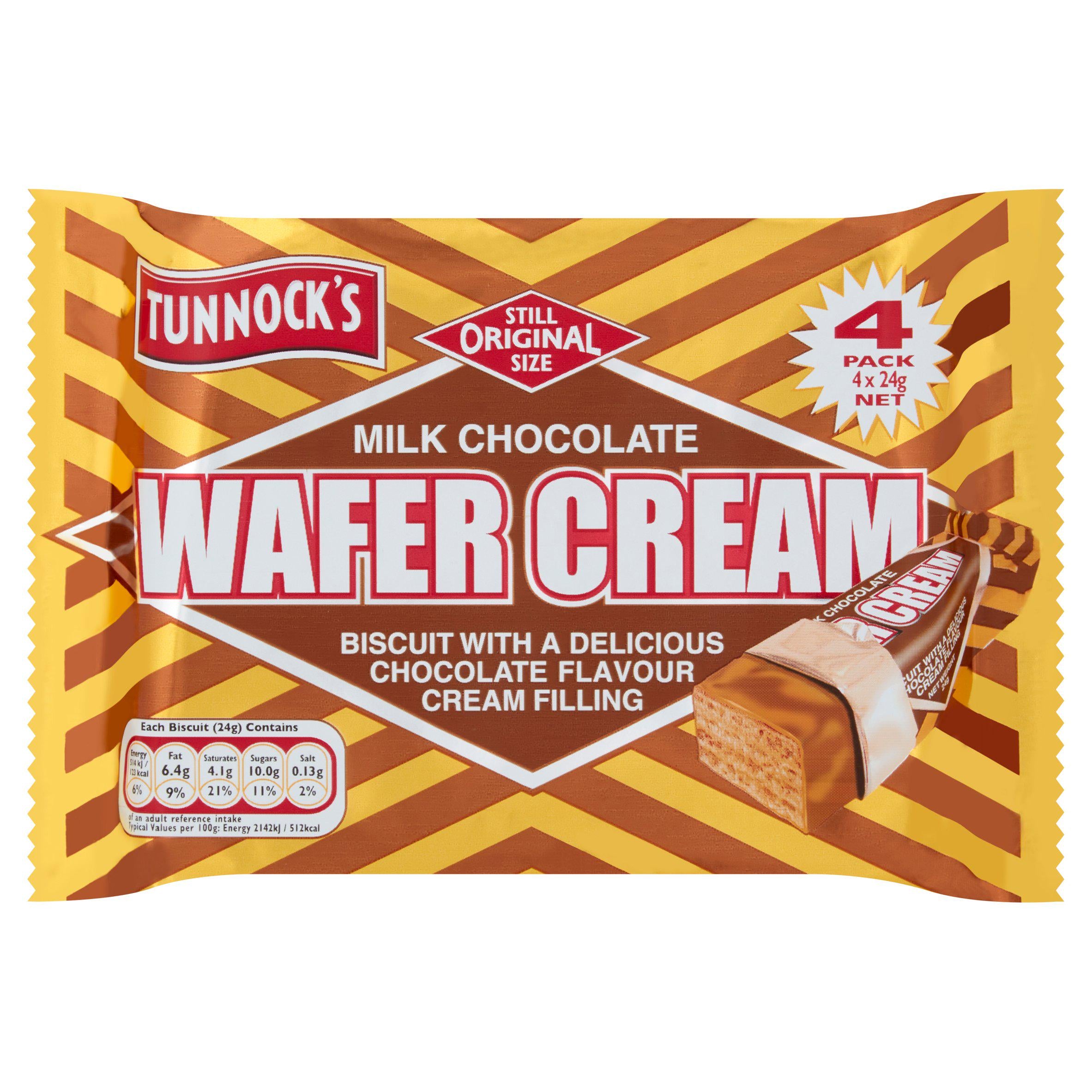 Tunnock's Milk Chocolate Wafer Creams GOODS Sainsburys