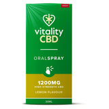 Vitality CBD 30ml Oral Spray 1200MG High Strength CBD Lemon Flavour GOODS Boots