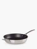 Poêle à frire antiadhésive Le Creuset en acier inoxydable 3 plis, 30 cm