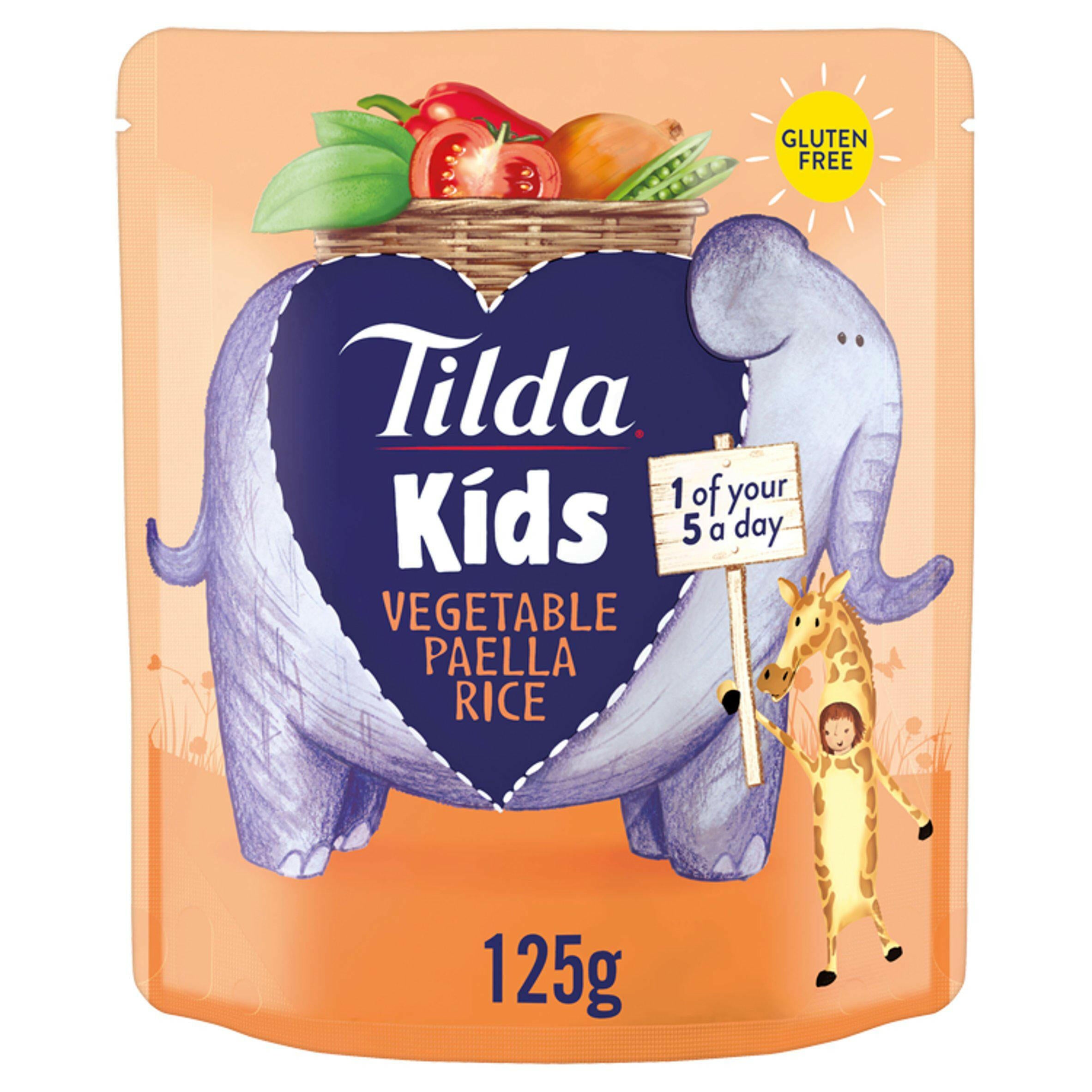Tilda Kids Vegetable Paella Rice 125g GOODS Sainsburys