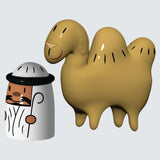 Ensemble de figurines Alessi Amir et Camelus