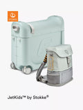 Ensemble de voyage Stokke JetKids BedBox et sac à dos Crew, Vert Aurore