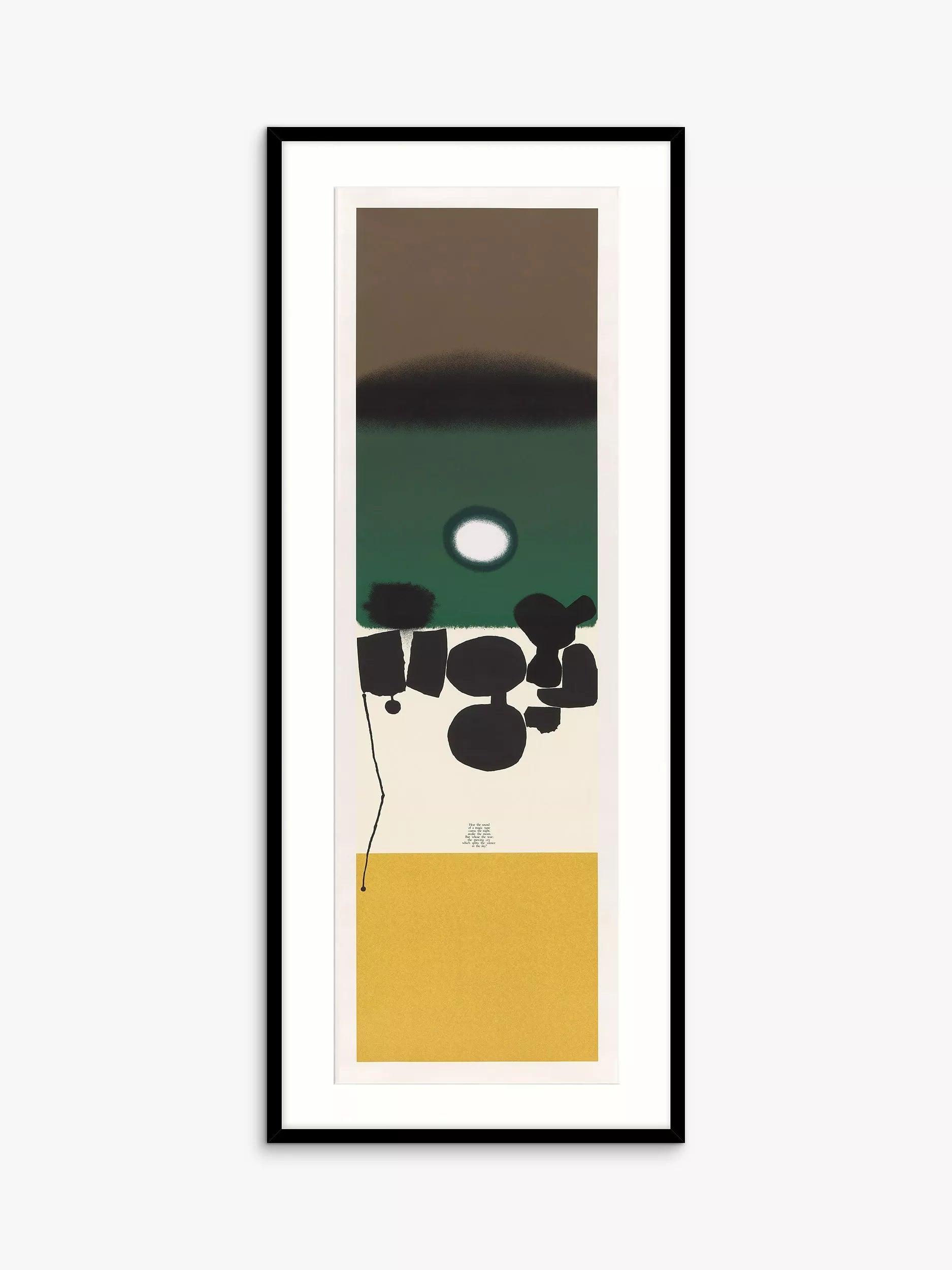 John Lewis + Tate Victor Pasmore 'Hear the Sound of a Magic Tune' Wood Framed Print & Mount, 103 x 43cm - McGrocer