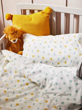 John Lewis ANYDAY Night and Day Reversible Toddler Pure Cotton Duvet Cover & Pillowcase Set - McGrocer