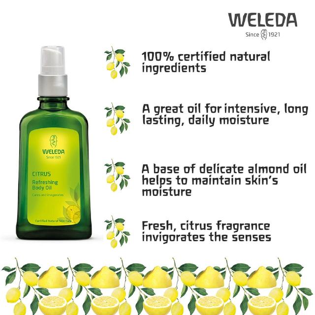 Weleda Natural Citrus Refreshing Bath Milk 200ml GOODS M&S