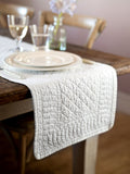 Chemin de table Mary Berry Ivory Signature 100 % coton