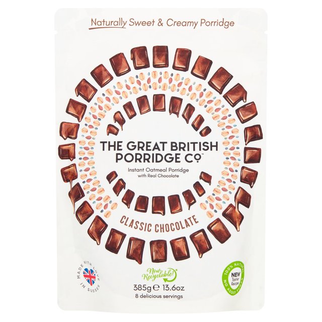 The Great British Porridge Co Classic Chocolate Porridge 385g Cereals M&S