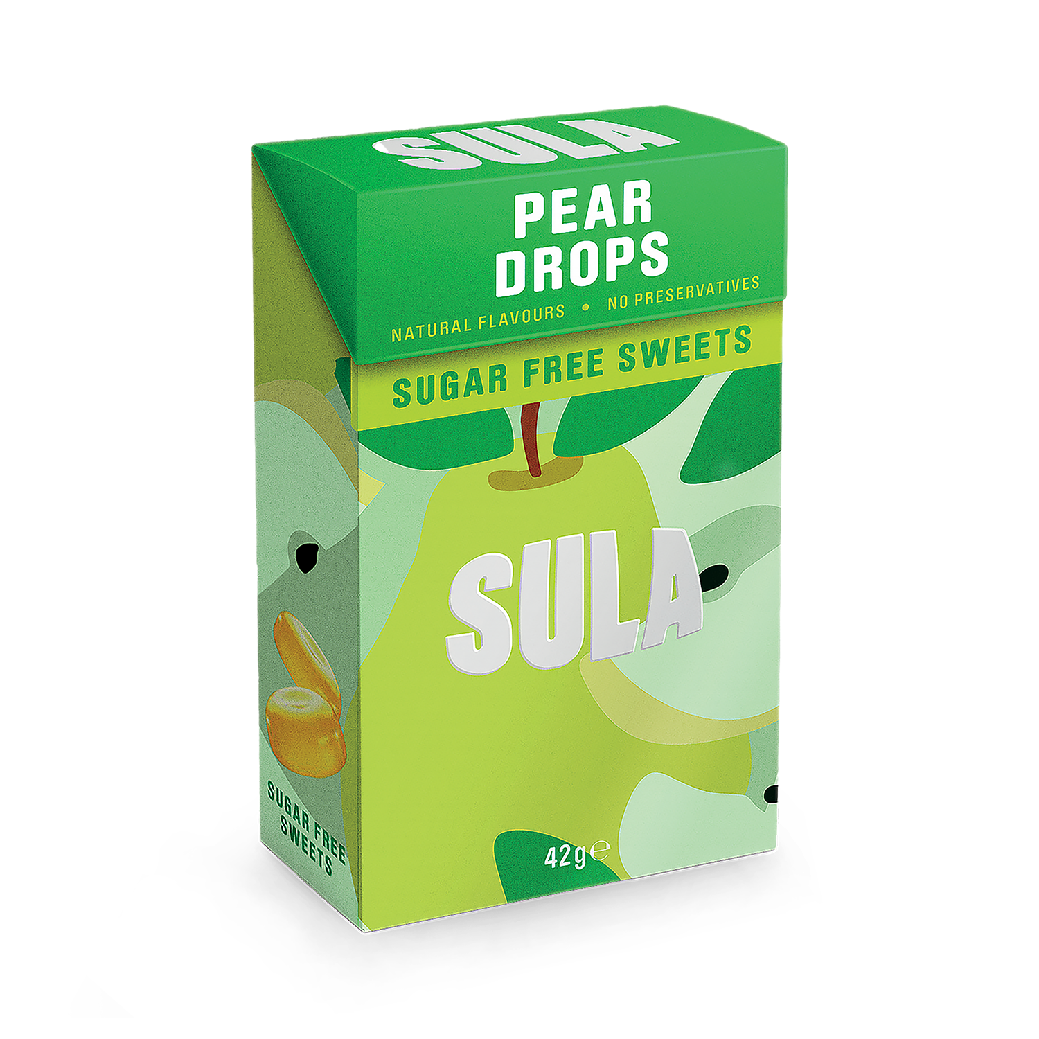 Sula Pear Drops Sugar Free Sweets 42g - 998752