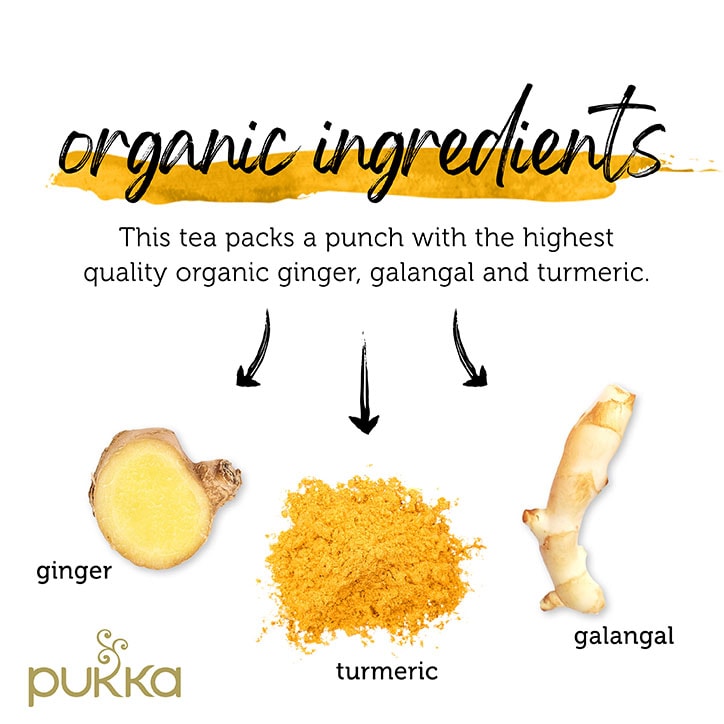 Pukka Organic Three Ginger Tea 20 Tea Bags - McGrocer