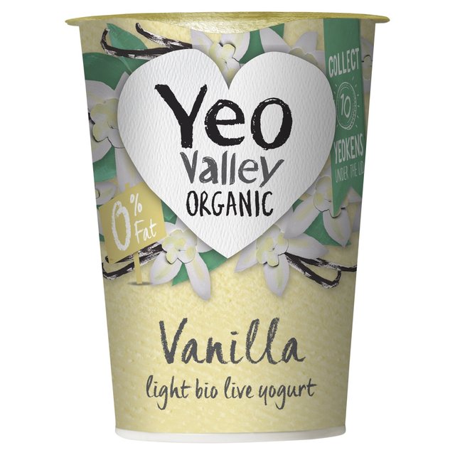 Yeo Valley Organic 0% Fat Vanilla Yoghurt 450g GOODS M&S