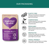 Together Vegan Multivitamins & Minerals Supplement Vegetable Capsules 60 per pack GOODS M&S