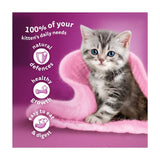 Whiskas 2-12mnths Kitten Wet Cat Pouches Fish Favourites in Jelly 12 x 85g GOODS M&S