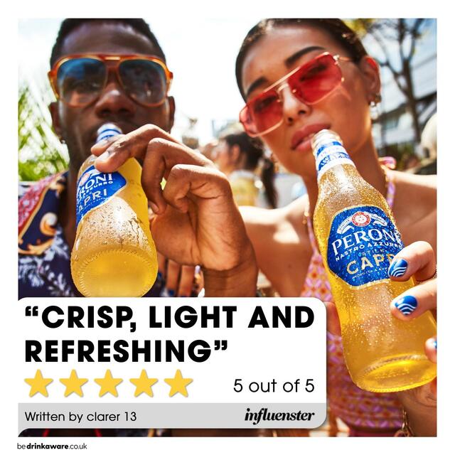 Peroni Stile Capri Beer Lager Bottles 10 x 330ml - McGrocer