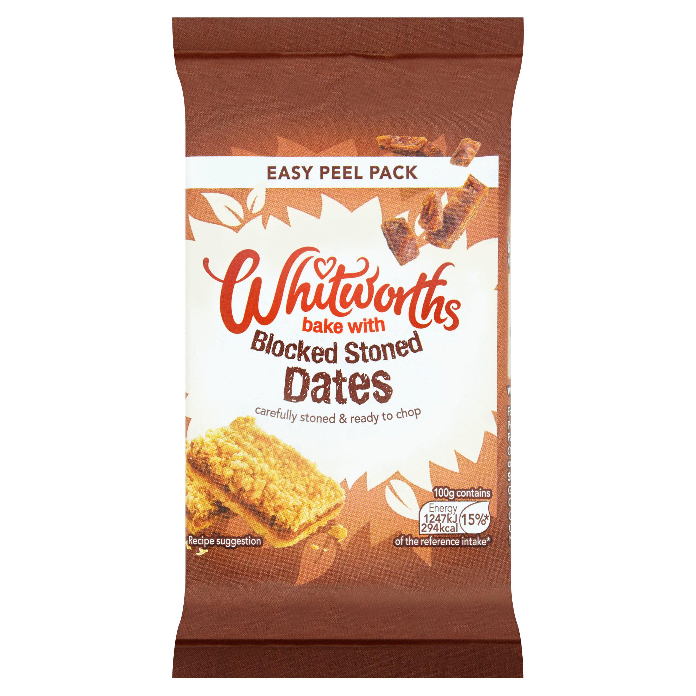 Whitworths Blocked Stoned Dates 350g GOODS Sainsburys