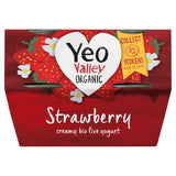 Yeo Valley Organic Strawberry Yoghurt Pots 4 x 110g GOODS M&S