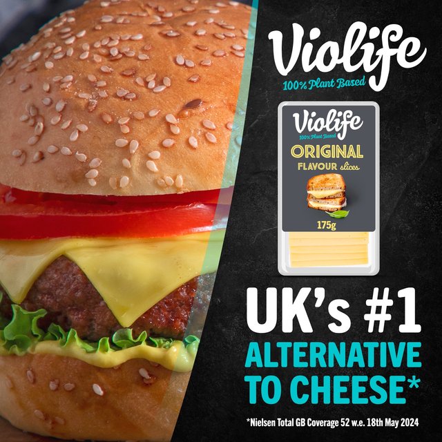 Violife Non-Dairy Cheese Alternative Slices 175g GOODS M&S