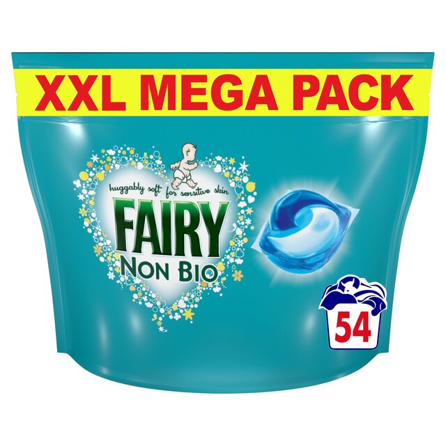 Fairy Non Bio Pods Washing Liquid Capsules For Sensitive Skin 2 x 54 Wash 2 x 54 per pack - McGrocer