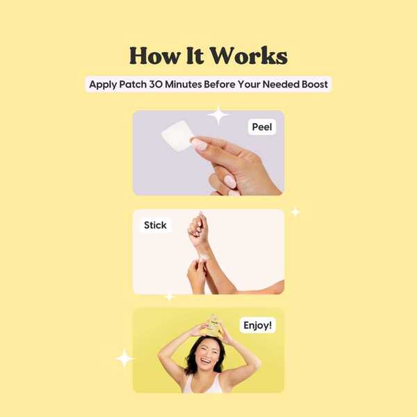 The Patch Brand Energy Vitamin Patch, 15 patches GOODS Superdrug