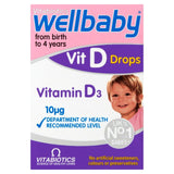 Vitabiotics Wellbaby Vitamin D Drops 10ug 0-4yrs 30ml GOODS M&S