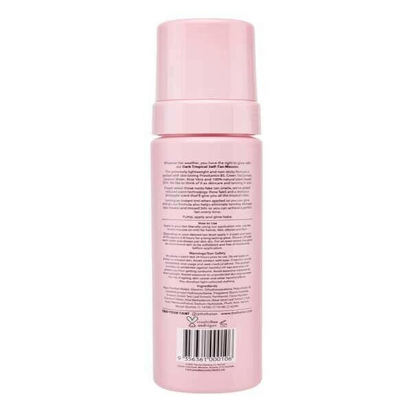 The Fox Tan Dark Tropical Self-Tan Mousse 200ml GOODS Superdrug