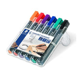 Staedtler Lumocolor Bullet Tip Permanent Markers 6 per pack GOODS M&S
